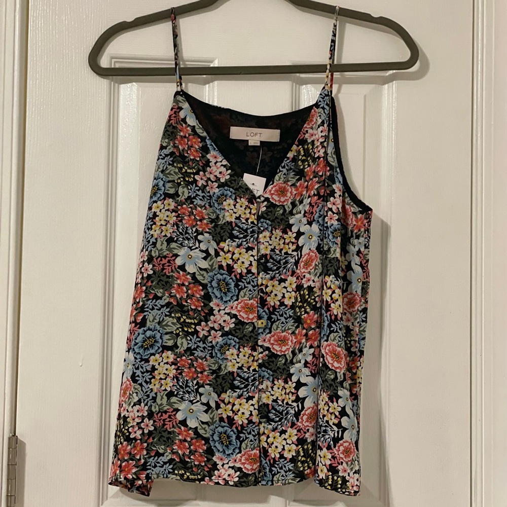 LOFT spaghetti strap blouse